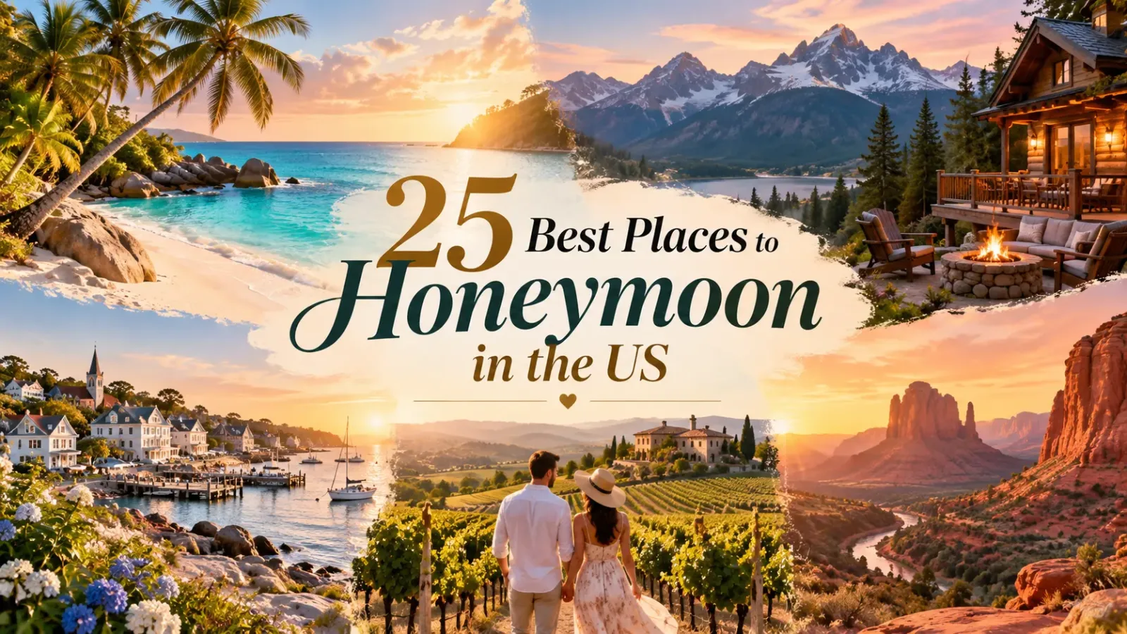 25 Best Places to Honeymoon in the US (2026 Guide)