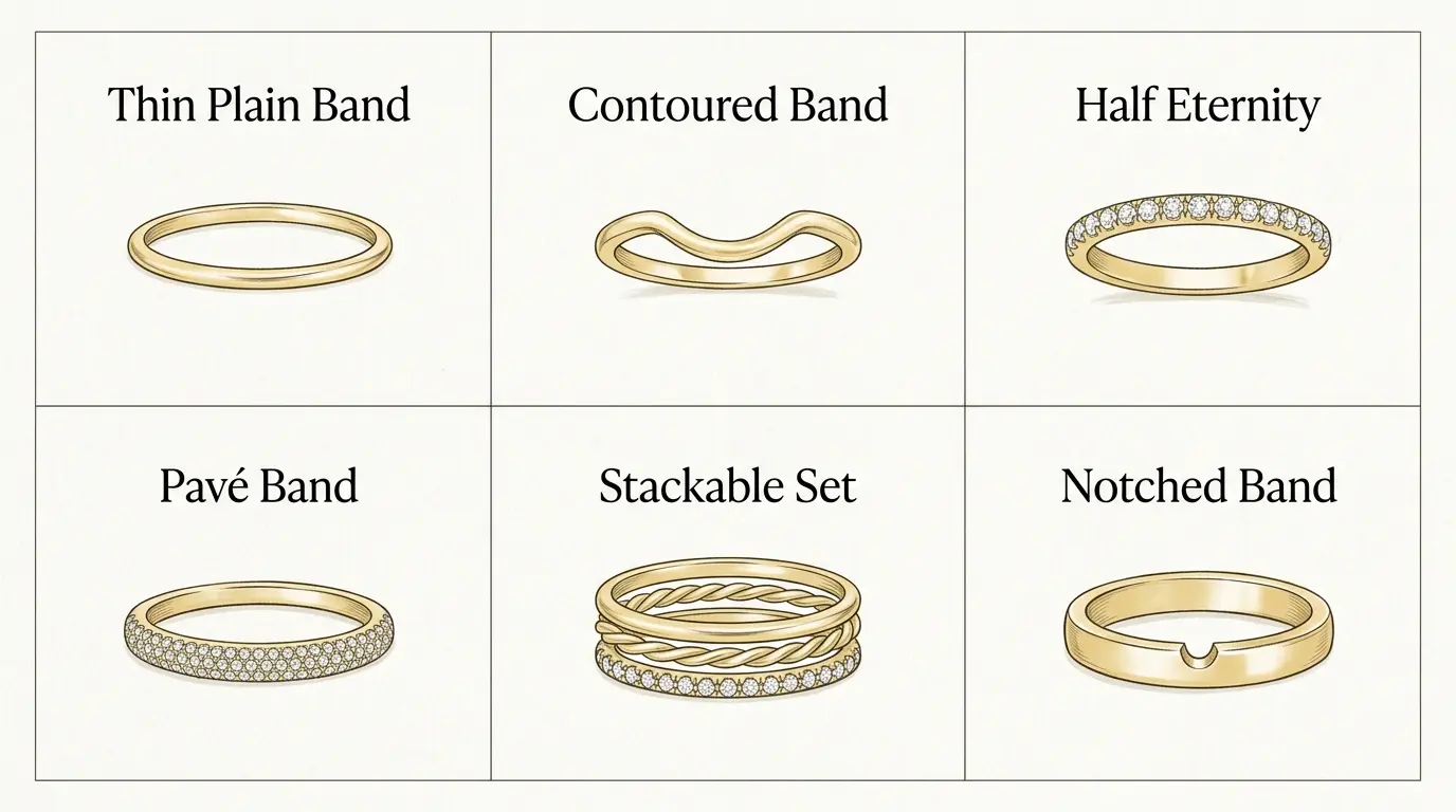 types of Wedding rings by style
