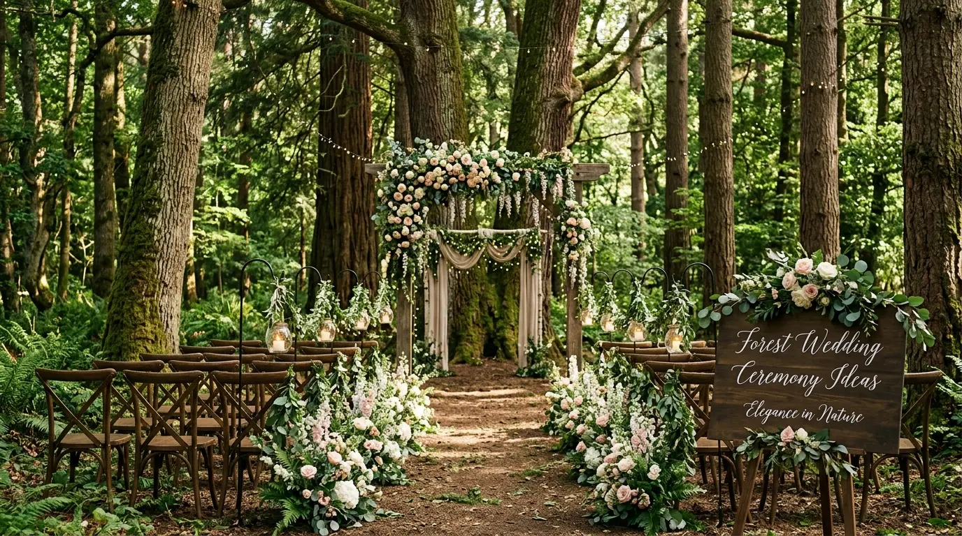 forest wedding ceremony ideas