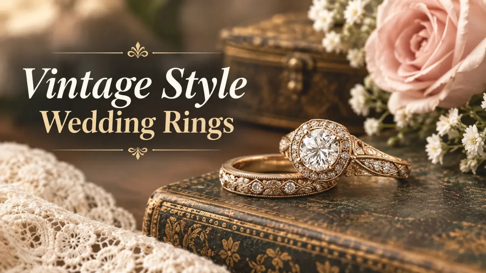 vintage style wedding rings