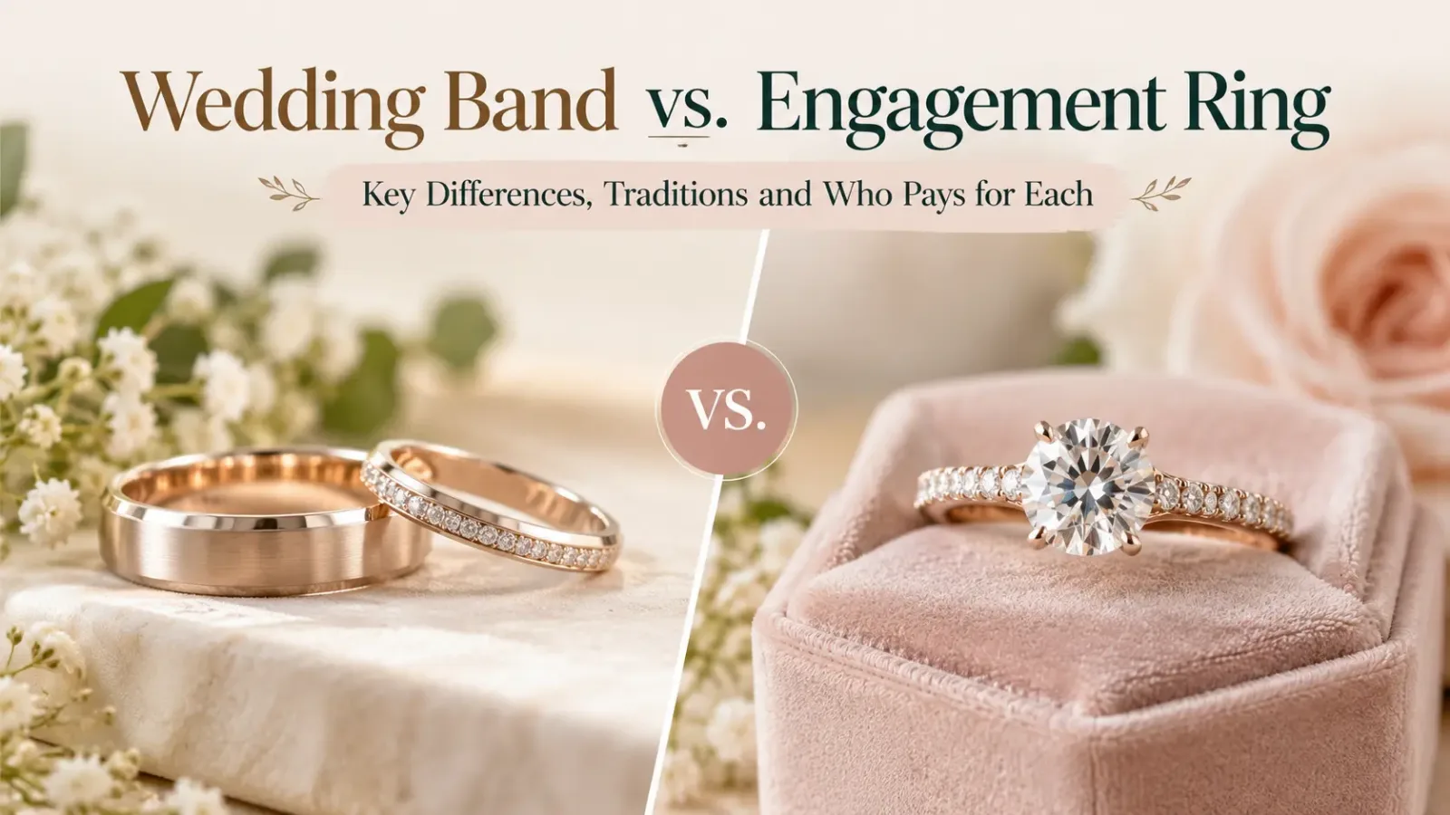 wedding band vs engagement ring